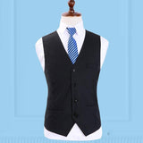 Tuxedo Vests Vest Man British Business Casual Suit Small Waistcoat