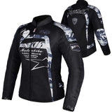 Women's Motorcycle Jacket with Armor Women's Motorcycle Racing Suit Spring, Summer and Autumn Mesh Breathable Cycling Protective Clothing