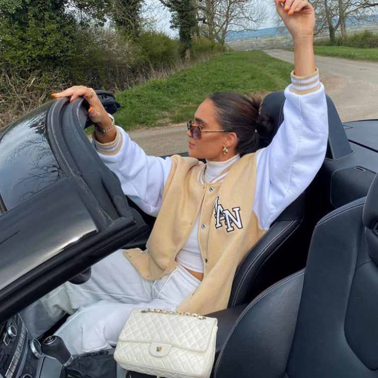 Cheerleader Letterman Jacket   Letter