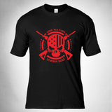 Tactics Style T Shirt for Men Printed Long Short Sleeve T-shirt Men Crew Neck Casual Slim Fit