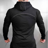 Gyms Fitness Mens Sports Hoodie Bodybuilding Workout Jogging Men′s Athletic Sweatshirts Casual Sweatshirt Sports Long-Sleeved Sweater Men's Running Jacket Top