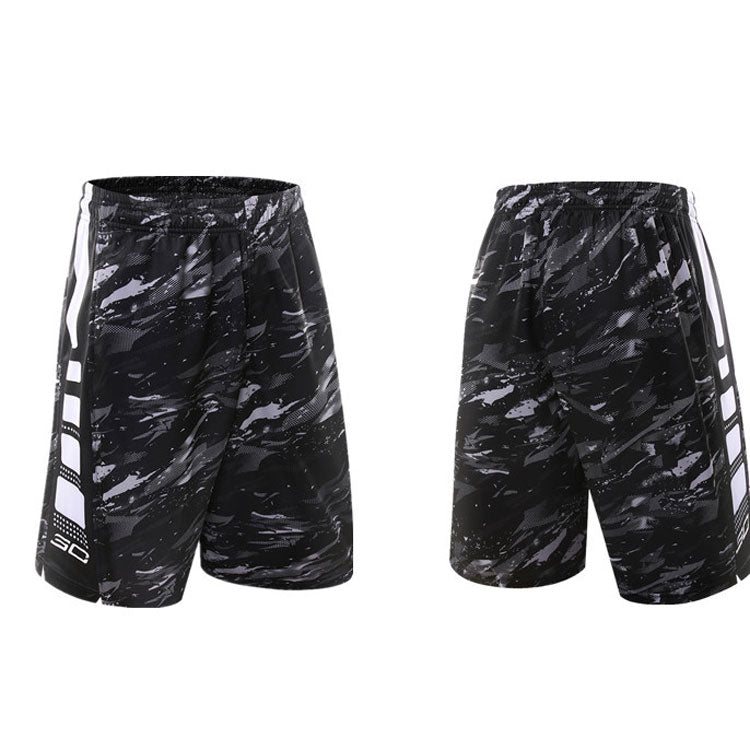 Basketball Shorts Sports Shorts Men's Summer Breathable Quick-Drying Fitness Running Training Pants Loose Basketball Shorts