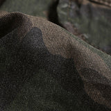 Men T Shirts Casual Tops Men's Business Shirt Fifth Pants Retro Washed Tide Men's Business Shirt Large Shorts Men's Loose Camouflage Middle Pants