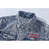 Arrow Denim Jacket Jean Coat Ow Denim Shirt Men And Women Denim Jacket Coat Owt
