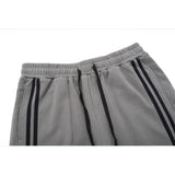Men Shorts Side Stripes Short Sweatpants Men's High Street Fifth Pants Street Trend Loose Bermuda Shorts
