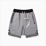 Men's Summer Zipper Shorts Large Size Retro Sports Casual Pants Men Pant
