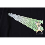 Cartoon Anime Arrow Print Short Sleeve Couple Tshirt Casual Fashionable Owt