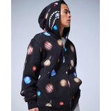 A Ape Print Jacket Men's and Women's Cotton Shark Hooded Zipper Sweatshirt Hoodie