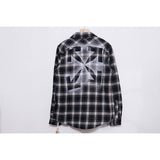 Autumn And Winter Arrow Plaid Shirt Men'S Fashion Casual Tshirt Owt