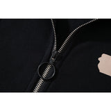 Autumn And Winter Cardigan Zipper Printing Coat Men And Women Owt