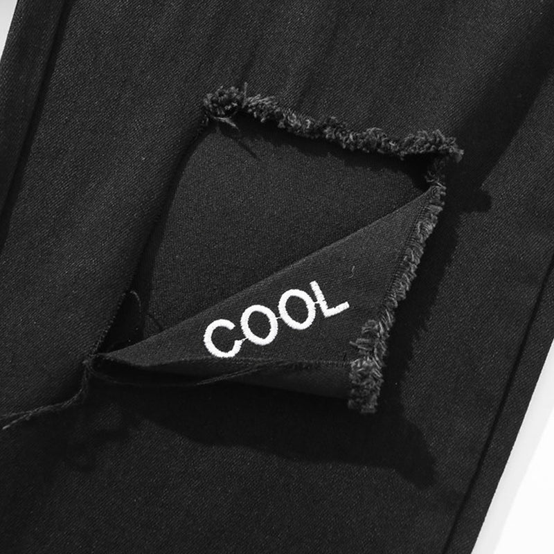 Slim Jeans Men's plus Size Retro Sports Trousers Straight Pants Casual Trousers Men's Men Denim Pants