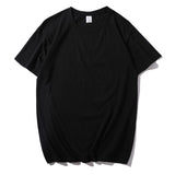 Man T Shirt Sports Black Letter T-shirt