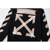 Sweater Autumn Ow Arrow Print Sweater Pure Cotton Loose Men'S And Women'S Coats Owt