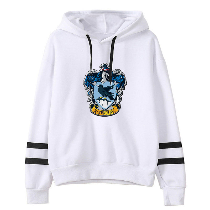 Slytherin Hoodie Spring and Autumn Casual Harry Potter Magic Academy Badge Hooded Men's and Women's Hoodie Sports Hoodie