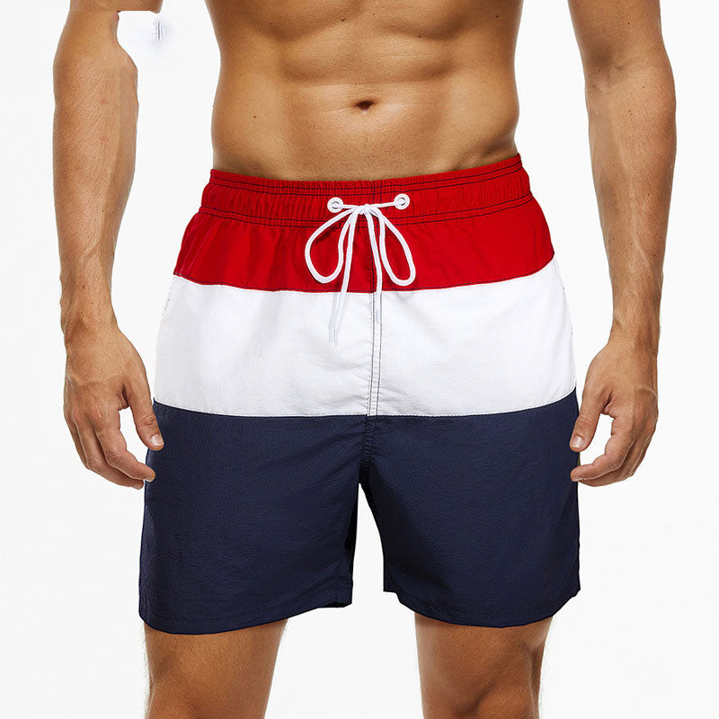 Mens Swim Trunks Men's plus Size Swimming Beach Pants Pants Loose Shorts Breathable Pants