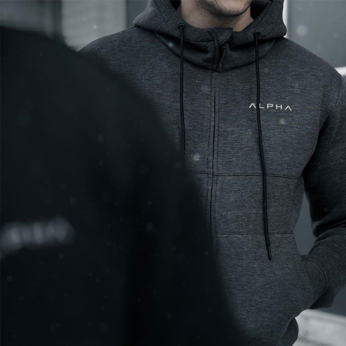 Men's Sports Hoodie Men Sweatshirts Fitness Male's Hoodies Fall/Winter Cardigan Hoodie Men's Slim Fit Running Training Fitness Jacket