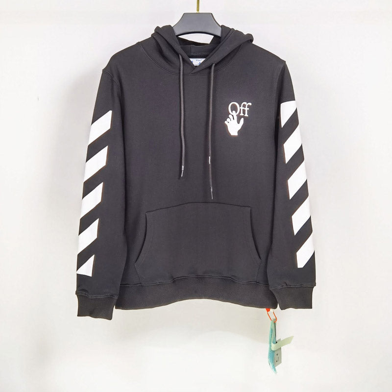 Autumn And Winter Off Handshake Arrow Hooded Men'S And Women'S Sweater