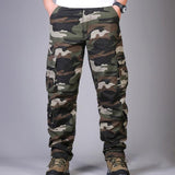 Baggy Cargo Pants for Men Cotton Camouflage Trousers Men's Overalls Straight-Leg Pants Large Size Casual Pants Pants