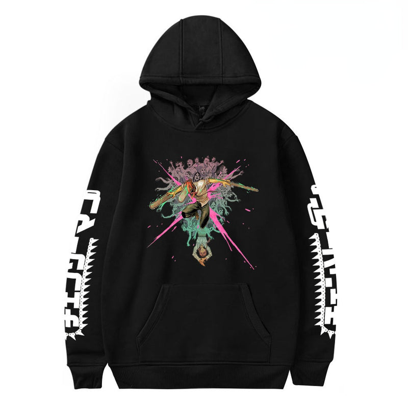 Chainsaw Man Hoodie Anime Peripheral Printing