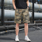 Men Cargo Shorts Summer Camouflage Pants Men's Cargo Shorts Casual Pants Fashionable Beach Pants