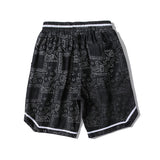 Men Jean Shorts Full Printed Denim Shorts Men Fashion Brands Elastic Waist Cropped Pants Summer Capris