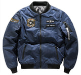 Kanye Bomber Jacket Stand Collar Both Sides Wearable Cotton Clothes Thickened