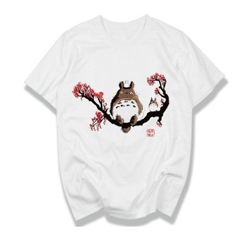Anime Tshirts Aesthetic Men's Shirt Artistic Short Sleeve Men's Anime Print plus Size Fashion Men's Clothing
