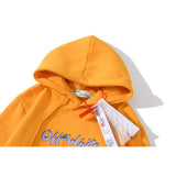 Men'S Autumn And Winter Arrow Fashion Trendy Men'S Velvet Padded Hooded Sweatshirt Owt