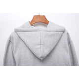 A Ape Print Hoodie Autumn and Winter Printed Cotton Velvet Padded Hooded Sweatshirt