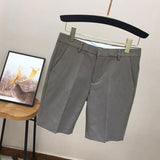 Men Bermuda Shorts Suit Shorts Men's Summer Loose Casual Suit Pants Thin Pirate Shorts