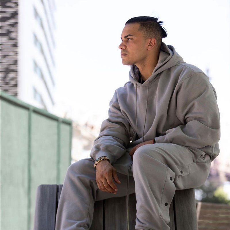 Fog Fear Of God Essential Hoodie Men's Sports Hoodie Men Sweatshirts Fitness Male's Hoodies Muscle Fog Pullover Sports Sweater Trendy Fashionable Man Workout Clothes Double Layer Hat Winter Loose Sweater