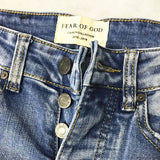 Loose Fit Retro Blue Vintage Jeans Straight Classic Denim Cotton Fabric Light Wash Casual Business Trousers Pants