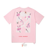 Printed Round Neck Plus Size Men'S Clothing Short Sleeve Tshirt Owt
