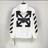 Autumn And Winter Off Handshake Arrow Hooded Men'S And Women'S Sweater