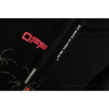 Autumn And Winter Off Red Spider Pattern Pullover Hoodie Men And Women