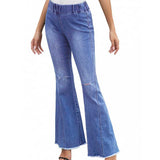 100 Cotton Jeans Women Loose Hole Jeans