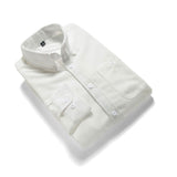 Men's Casual Solid Color plus Size Corduroy Shirt Large Size Men's Four Seasons Long Sleeve Men Shirt