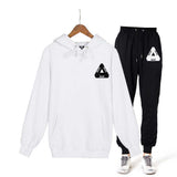 Palace Hoodie Autumn and Winter Male and Female Couples Wear Palace Triangle Print Couple Suit