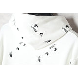 Autumn And Winter Printed Hoodie Sweater Loose Men'S And Women'S Coat