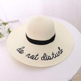 Fedora Golf Hats Fashion Embroidered with Letters Sun Hat Sun Hat Summer Vacation