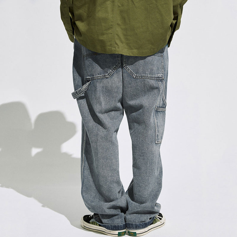 Jeans Men's Casual Retro plus Size Exercise Pants Loose Straight Men's Men's Jeans