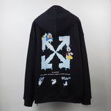 Autumn And Winter Donald Duck Printed Men'S And Women'S Stylish Loose Round Neck Hooded Sweater