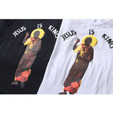 Kanye West Jesus Is King't Shirt Kanye Cpfm West Jesus Is King Jesus High Street Loose Short Sleeve T-shirt Men