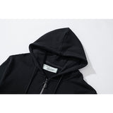 Printed Cardigan Zipper Hooded Coat Plus Size Casual Men'S Clothing Owt