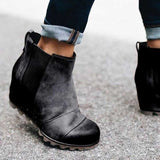 Coachella Cowboy Boots Platform Elastic Retro Ankle Boots