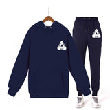 Palace Hoodie Autumn and Winter Male and Female Couples Wear Palace Triangle Print Couple Suit