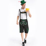 Lederhosen Suspenders Halloween Costume Cosplay Worker Uniform German Beer Festival Costume Performance Costume