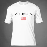 Tactics Style T Shirt for Men Tactical Cotton Loose round Neck Cotton Printed T-shirt