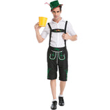 Lederhosen Suspenders Halloween Costume Cosplay Worker Uniform German Beer Festival Costume Performance Costume