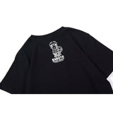 Anime Tshirts Aesthetic Men's Shirt Cartoon Cartoon Characters Printed Cotton round Neck Pullover plus Size Loose Short Sleeve T-shirt
